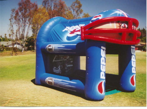 Sports Related Inflatables quarterback pass